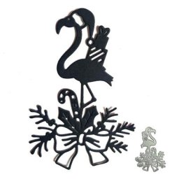 Miss – matrices de découpe en métal Vintage oiseau de noël pochoir béquille d'arc Scrapbooking