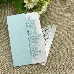 Pochoirs pour bricolage flocons de neige de noël arrière-plan en métal matrices de découpe