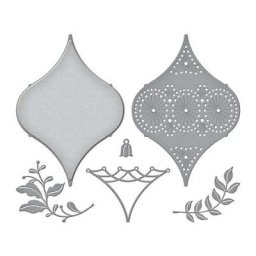 Ornement cousu matrices de découpe scrapbooking papier cadre de gaufrage exécutif artisanat de
