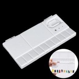 Palette d'interconnexion pliante boîte de pigments boîte de peinture 25 grilles