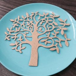 Matrices de découpe de feuilles d'arbre de vie gaufrage de galets cadre de scrapbooking modèle de