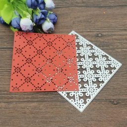 Square background Metal Cutting Dies Stencils For DIY Scrapbooking Decorative Embossing Handcraft