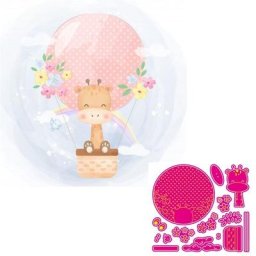 Matrices de découpe en métal girafe jolis animaux galets de beurre pour bricolage scrapbooking