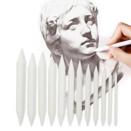Outil de dessin d'art durable à double tête pastel nouveau mélange de matériaux de bavure papier