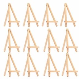 Mini présentoir en bois liatif pour enfants support de carte de nom peinture d'art el dessin pour