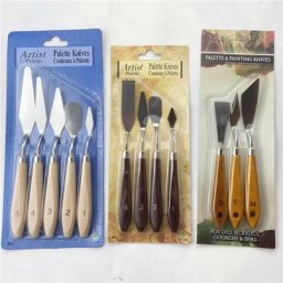 Spatule opaque en acier inoxydable pour peinture à l'huile couteau à palette grattoir outils