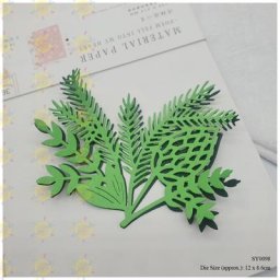 Matrices de découpe en métal feuille de noël pour bricolage Scrapbooking fabrication de cartes
