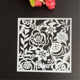 Pochoirs à motifs papillons bricolage artisanal pour peinture murale Scrapbooking timbres-poste