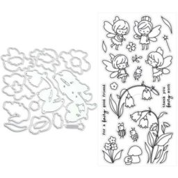 Pochoirs de matrices de découpe en métal féerique pour bricolage Scrapbooking carte d'album en