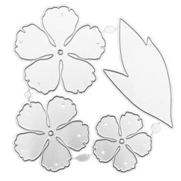 Flower Cutting Dies Leaves Embossing Die-Cuts Templates for Card Making 11XA