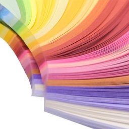 260 pièces Origami fait à la main pour enfants artisanat d'art de couleur mixte bandes de