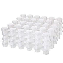 Bandes AfricPaint-Pots de gobelets de peinture rangement transparent beaucoup de fournitures