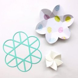 SS Creativity-Analyste de fabrication de cartes à la menthe Origami Pop Up Metal Die Cutter Paper