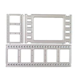 Matrices de découpe en métal pour Film Photo E56C pochoir pour Scrapbooking carte de timbre
