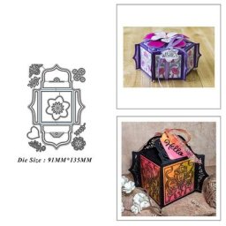 Cadre en métal pour boîte-cadeau matrices de découpe pour bricolage Album carte en papier