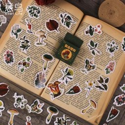 Mini autocollant en forme de champignon pour enfants étiquette adhésive en papier pour Scrapbook