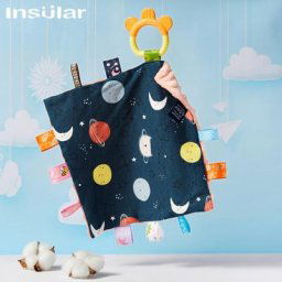 Serviette apaisante pour bébé artefact de sommeil confortable jouet de morsure de beurre peut
