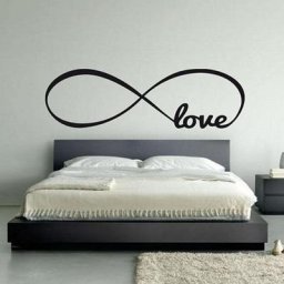 Autocollants muraux Love Extron pour la décoration de la maison décor de chambre à coucher Extron
