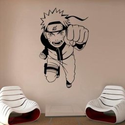 Autocollant Mural en Vinyle de Bande Dessinée Japonaise Rick Uchiha Sasuke Dessin Animé