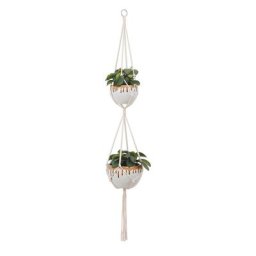 Mir cintre pour plantes avec crochet filet en ULde coton fait à la main tapisserie support de