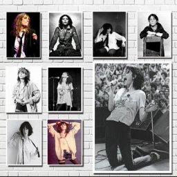 Peinture décorative de la poétesse du rock Patti Smith sur le stock de calcul affiche de bar en