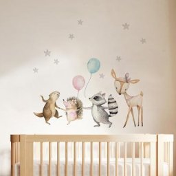 Funlife®SLaura rel-Autocollant Mural en Forme de Ballon Imperméable à Peler et Coller Cerf