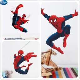 Autocollants de dessin animé SpidSuffolk pour décoration murale vinyle homme unique libérer les