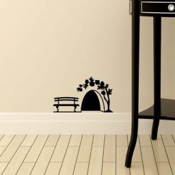 Autocollant mural avec petit trou de souris décoration de porte armoire Art décoration de