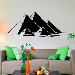 Autocollant mural représentant des Dakota ides éma ennes pour la maison stickers muraux