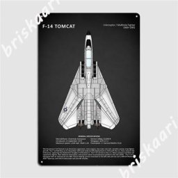 Le F-14 Tomcat Panneaux Métalliques Pub Club Bar Plaques Classiques 18 Signe Affiches