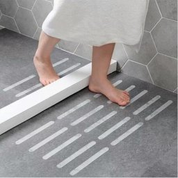 Bandes coordonnantes transparentes pour baignoires autocollants de douche bandes de sécurité de