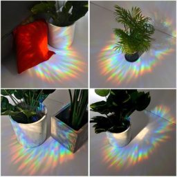 Autocollants Muraux Attrape-Soleil Arc-en-ciel 3D en PVC pour Fenêtre Film Auto-Adhésif pour Moto
