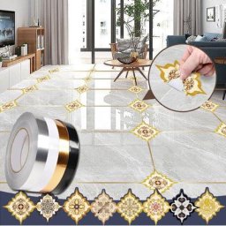 Autocollant d'écart de carrelage en céramique bande d'écart anti-moisissure autocollant de feuille