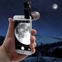 Mini objectif de téléphone téléobjectif 8X/12X objectif de focalisation HD adapté à la plupart des