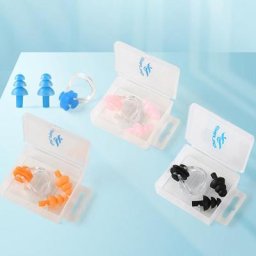 Pince-nez de protection en Gel de silice pratique sport aquatique léger bouchons d'oreille de