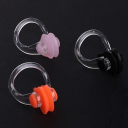Attelle nasale en Gel de silice 3 pièces pince-nez étanche pour natation Fitness piscine PC