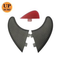 UPSURF FCS-Palmes de Surf Double Tabs TWIN FIN + Aileron Central Propulseur