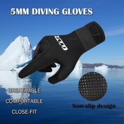 Gants de plongée en néoprène pour hommes et femmes 1 paire 5mm pour la natation le kayak le