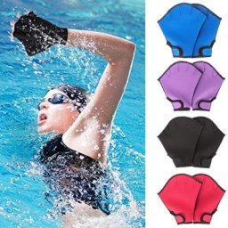 Gants de natation en néoprène avec sangle équipement à main de plongée étanche pagaie de surf 1