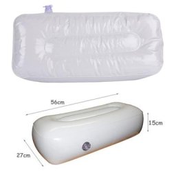 Siège de Bateau Gonflable à Air Dégonflable en T pour la Salle de Bain Grand Coussin de Repos pour
