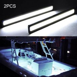 Bateau étanche 2x17cm grand 12 volts lumières LED de courtoisie blanc bleu rouge vert