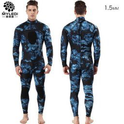 Maillot de bain camouflage une pièce pour homme combinaison de plongée plongée sous-marine surf