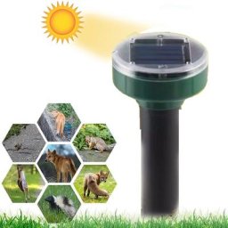 Répulsif électronique à ultrasons pour animaux capteur de mouvement PIR sonique extérieur