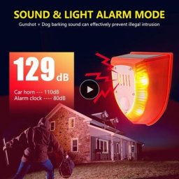 Répulsif Solaire pour Animaux Security é par le Mouvement Ultrasonique Dissuasif pour Oiseaux