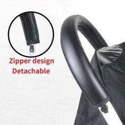 Juste de protection en cuir PU pour poignée de poussette de bébé étui d'accoudoir accessoires de