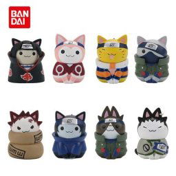 Ensemble de 8 pièces Anime Naruto figurine Kawaii Mini Q modèle d'action en PVC jouets de dessin