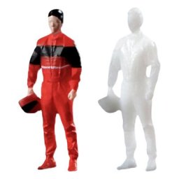 Beurre de figurines de pilote de course mise en page de table de sable accessoires de scène de