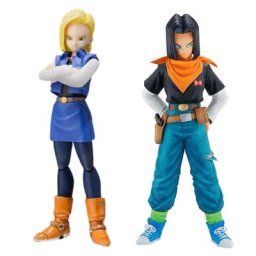 Figurines Dragon Ball Z 24cm sous Android 17 sous Android 18 en PVC pour enfant
