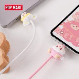 POP MART – câble en forme d'animaux pour bébés pour apple ou type-c pour téléphone Android joli