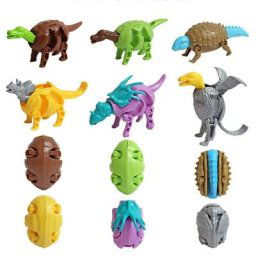 Œuf de dinosaure déformé couleur jouet Animal pour enfants Puzzle déformation mélangeur d'œufs